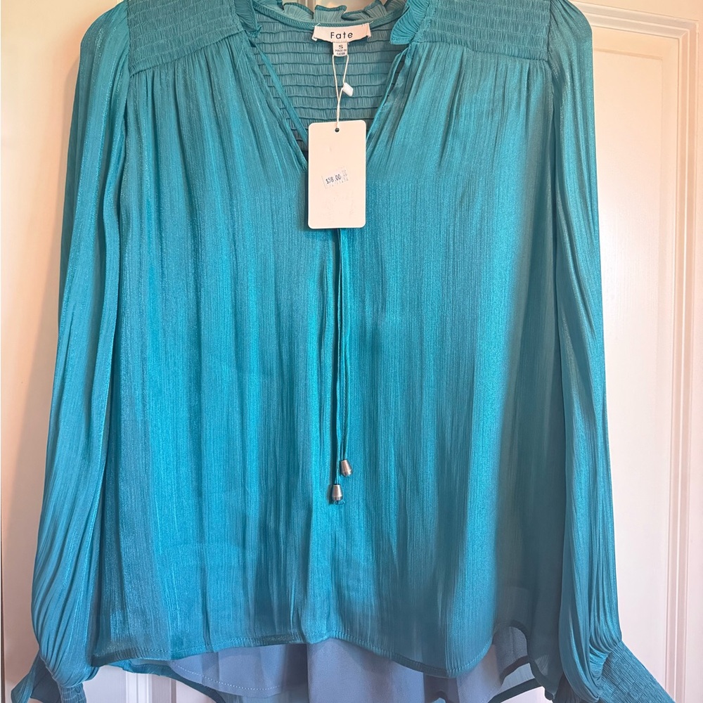 Fate Women's Teal Blouse